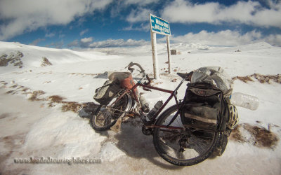 464    Julian touring Kyrgyzstan - Gary Fisher Tassajara touring bike
