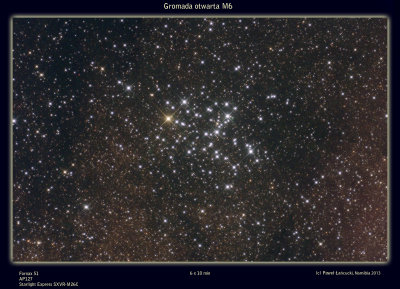 M6 - open cluster