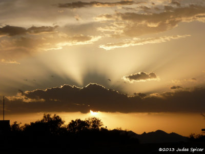 Sunset over Panther Junction
