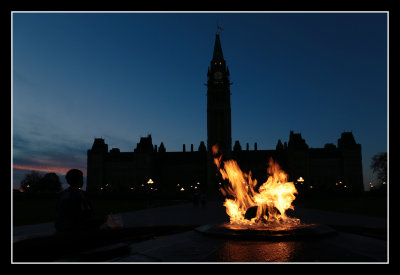 Peace Tower and Centennial Flame