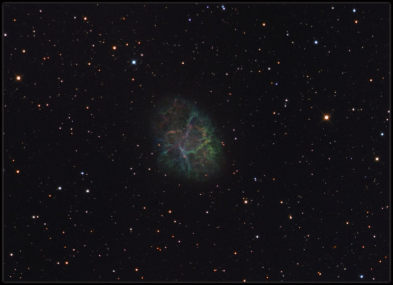 The Crab Nebula - Hubble mapping