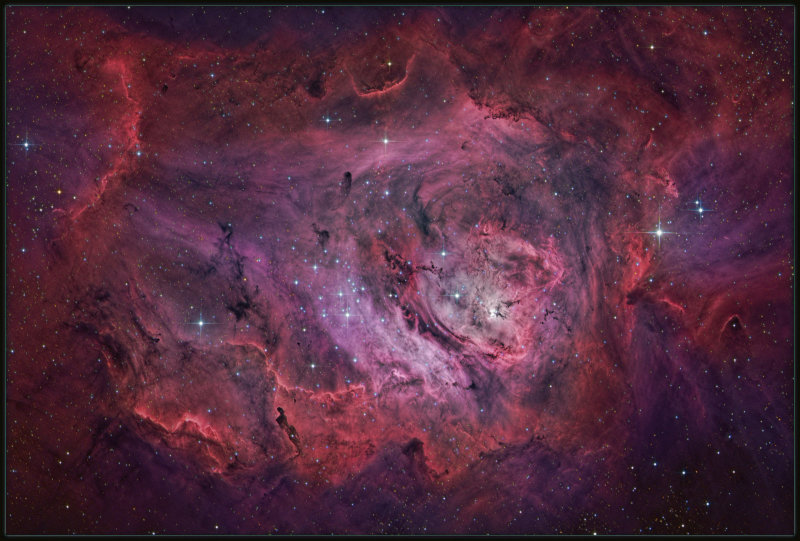 Messier 8 closeup