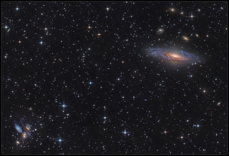 NGC 7331 and Stephans Quintet