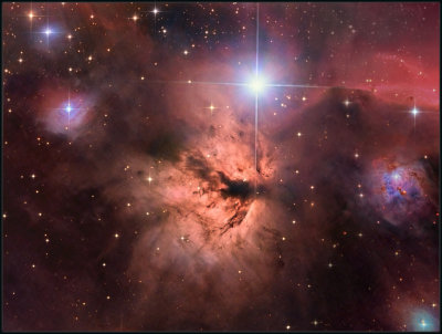 The Flame nebula and friends