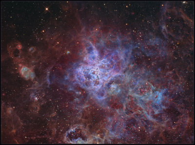 NGC 2070 - The Tarantula nebula live from Namibia