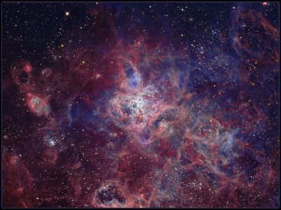 NGC 2070 - The Tarantula nebula after processing