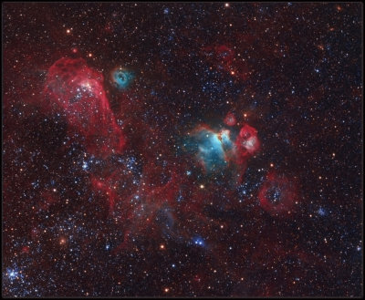 Neighbours from the Large Magellanic Cloud