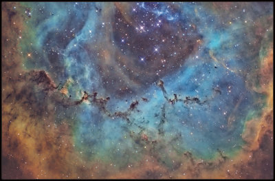 Details in the Rosette nebula.