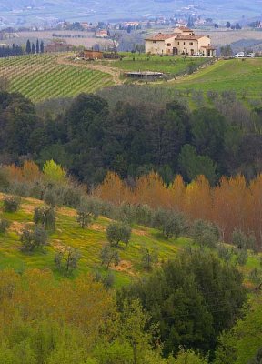 Outside San Gimignano, Tuscany