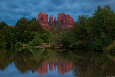 Last Light on Cathedral Rock