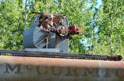 McCormick thresher elevator workings July 27th 2015