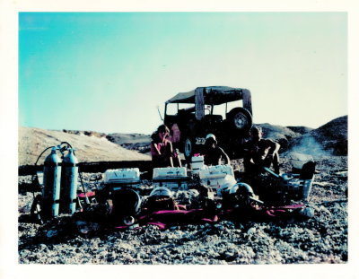 Diving on first National Geographic expedition 1974 with Ann and David Doubilet and General Yatza at Marsa Bareka