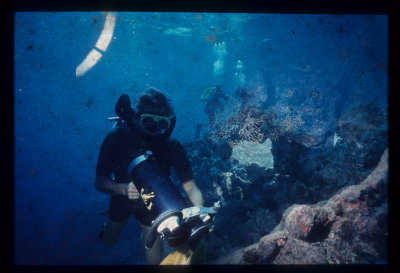 BRUNO Vailati shooting Friendly Monsters of the Sea 1974 