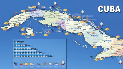 Map of Cuba