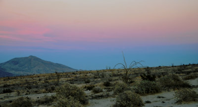 Earth Shadow (Blue) and Belt of Venus (Pink)