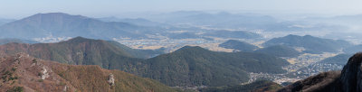 간월산에서 보는 울산 panorama