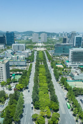 Daejeon from city hall (시청에서 대전 경치)