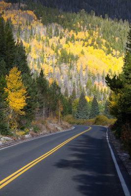 Rocky Mountain US 36 fall colors
