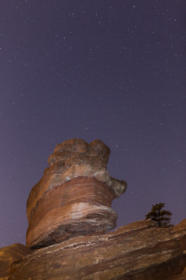 Balanced Rock night