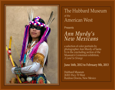 Annoucement for exhibit at the Hubbard Museum of the American West