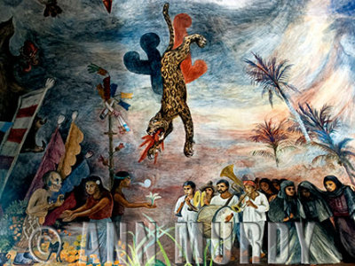 Mural at Government Palace