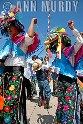 Los Negritos Dancing Around the Maypole