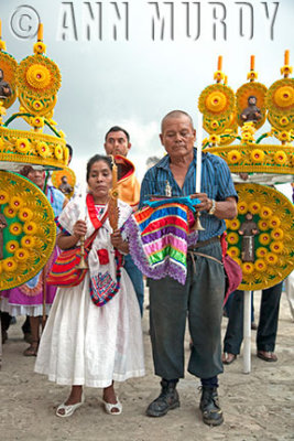 Procession with giant candles