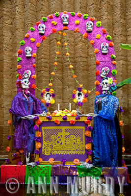 Altar con Calaveras