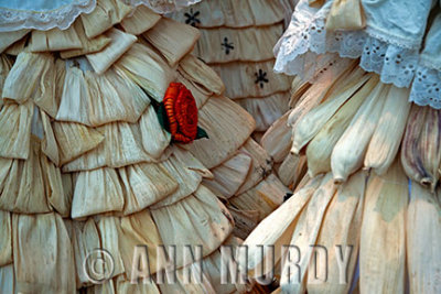 Detail of Corn Husk skirts