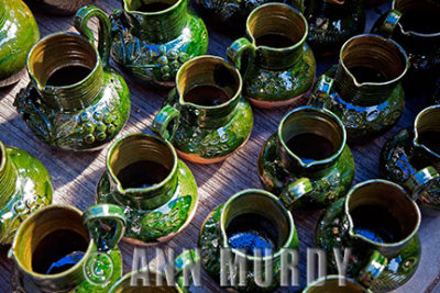 Chocolate pots for sale in Tlacolula