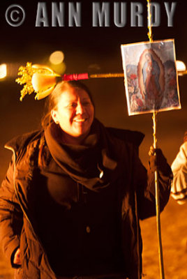 Pilgrim with her Quiote