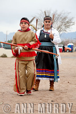 Los Indios Boy and Lady Dancing
