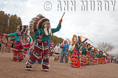 The Guadalupana Aztecas dancing