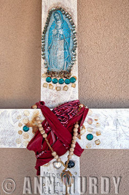 Cross with Our Lady of Guadalupe