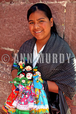 Street Vendor with dolls