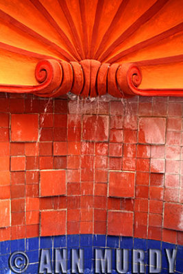 Fountain with tiles in Queretaro