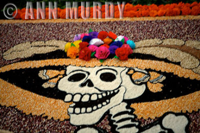 Catrina made from seeds