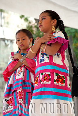 Little girls from Huatla de Jimenez