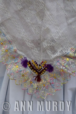 Detail of quechquemitl from Cuetzalan, Puebla