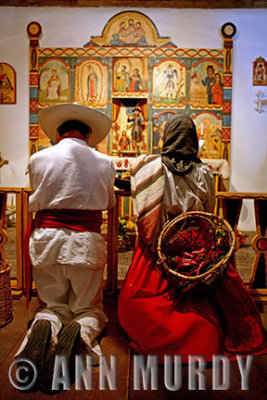 Praying in the Capilla