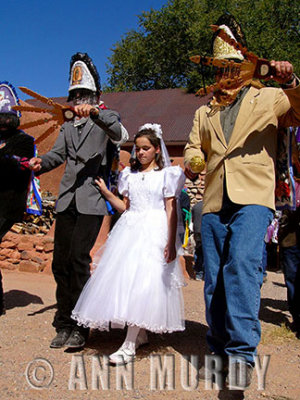Matachine dancers