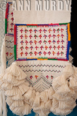 Woven waist sash from Cuetzalan, Puebla
