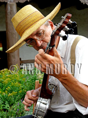 Cody Stickney playing banjo