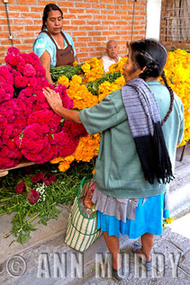 Buying flowers in Atlixco