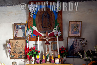 Altar in Nacho's home