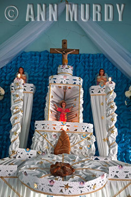 The top tier of Ramiro's altar