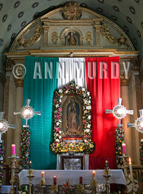 Altar for Our Lady of Guadalupe in Tlacolula