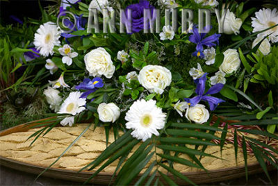 Altar deocated with palm flower