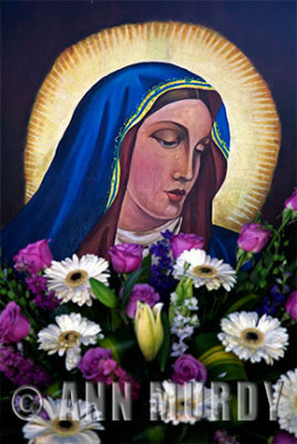 Painting of the Madre Dolorosa