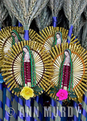 Palm Weavings with Our Lady of Guadalupe